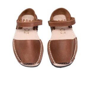 Avarcas Frailera PONS in brown size 23